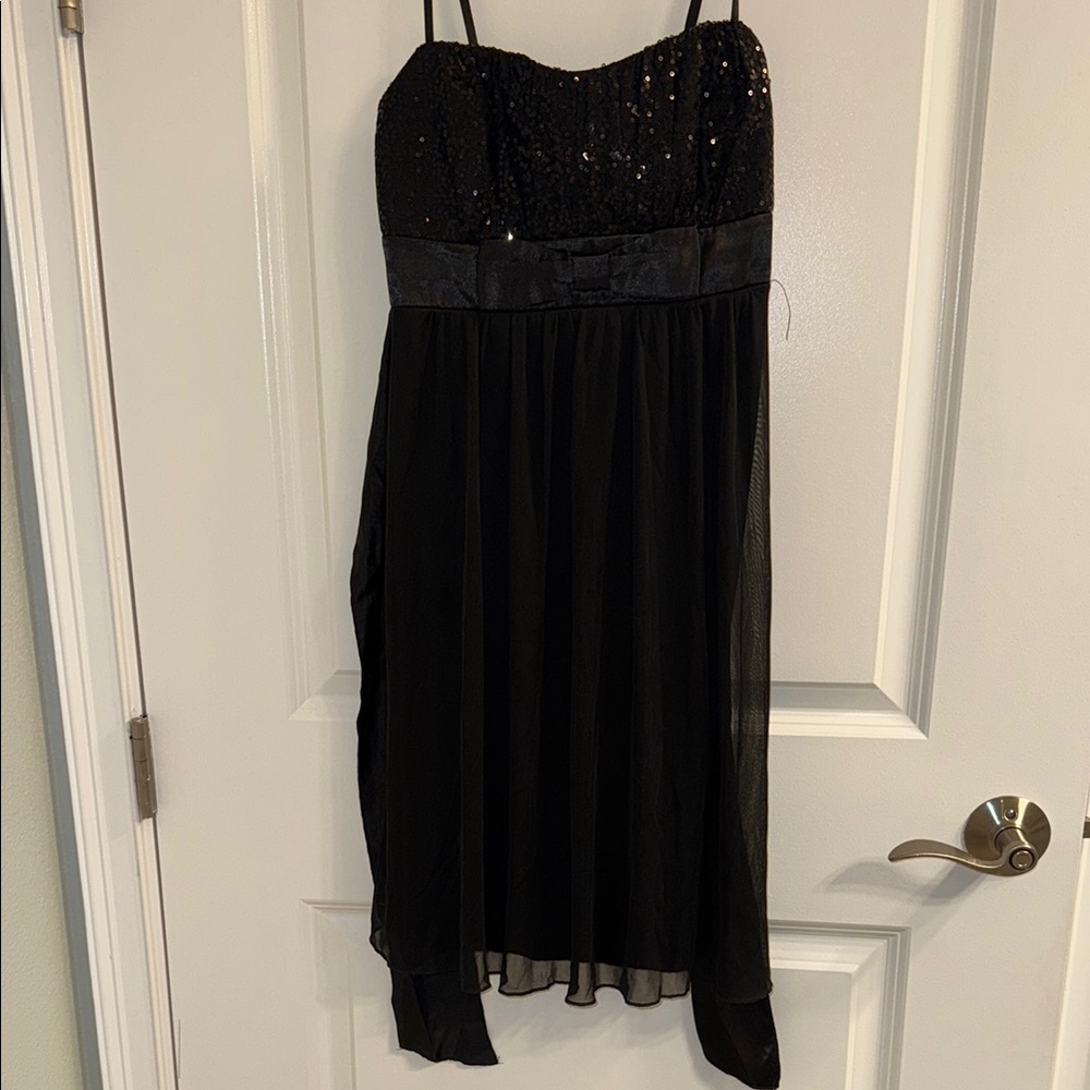 Ruby Rox Black Sequin Dress